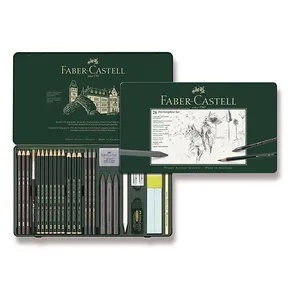 Grafitová ceruzka Faber-Castell 112974 Pitt Monochrome Graphite sada 26 kusov